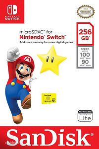 Nintendo Switch mälu kaart 128, 256 GB (micro SANDISK) (4 foto / 6)