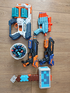 Lastepüstolite komplekt Nerf ja muud (3 foto / 3)
