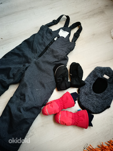 Зимние брюки, перчатки, шапка (фото #1)