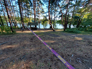 Slackline 25m+5m + 2tk puukaitset hind 80 eur (1 foto / 3)