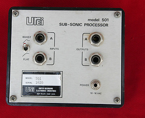 Urei модель 501 дозвуковой процессор 70-х винтаж
