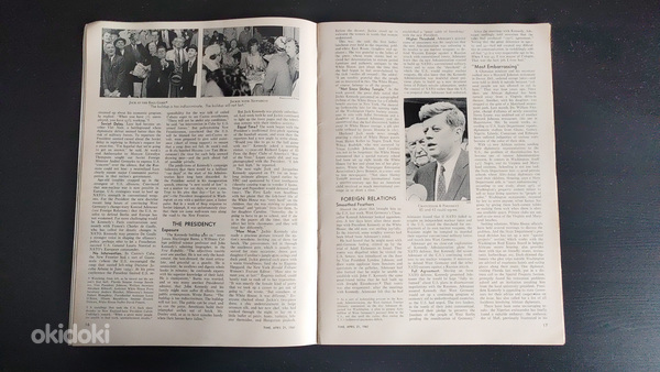 Журнал Time 21 апреля 1961 Юрий Гагарин (фото #2)