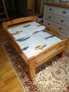 Pikendatav voodi + madrats (6 foto / 7)