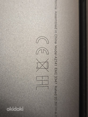(Doesn't work) 2019 macbook pro 16 inch - for spare parts