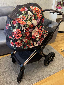 Cybex Priam vankrikorv Spring Blossom Dark (3 foto / 3)