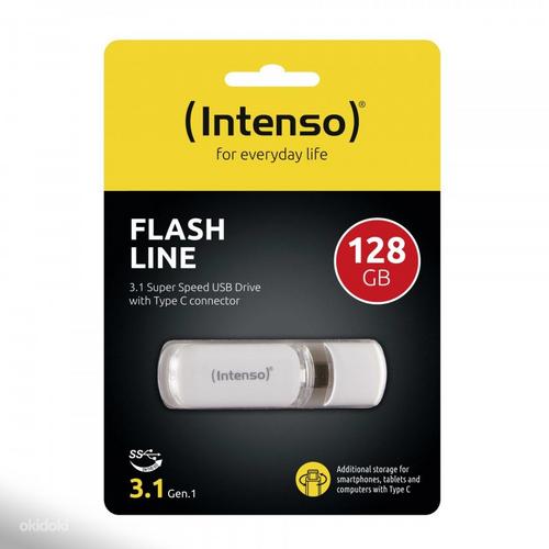 Intenso Flash Line Type - C 128 ГБ / USB 3.1 (фото #1)