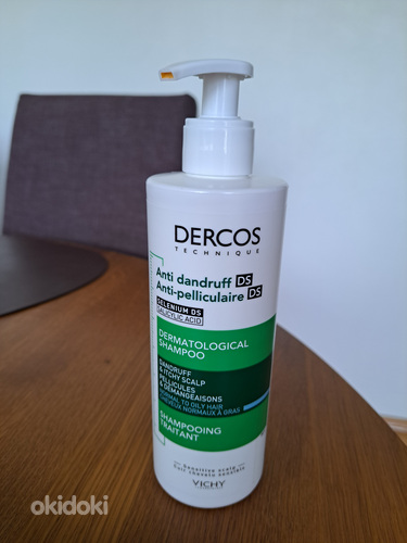 Vichy Dercos kõõmavastane šampoon rasustele juustele 390 ml (foto #1)