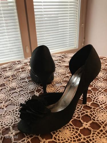 Женские вечерние туфли черные, №38 (фото #2)