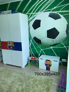 Meblik lastetomööbel Barcelona kapp+voodi+ sahtel+kast (4 foto / 4)
