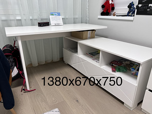 Meblik kirjutuslaud + sahtlibox (1 foto / 1)