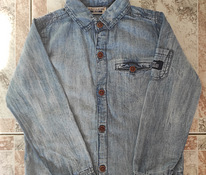 Тонкая джинсовая рубашка 116
