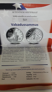 Монета 1 доллар США (5 фото из 5)