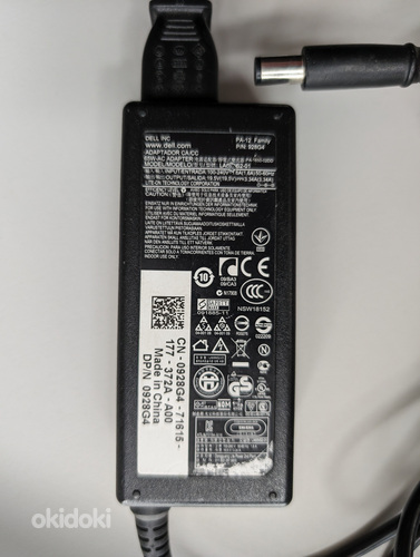 Dell sülearvuti laadija 65W 19.5V (foto #2)