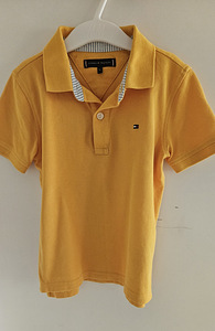 Желтая рубашка-поло Tommy Hilfiger s.116