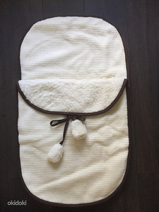 Новый спальный мешок для малышей 80х50 см, 100% шерсть