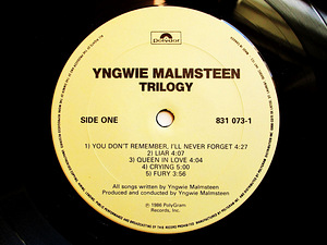 Yngwie J. Malmsteen - Trilogy (4 foto / 4)
