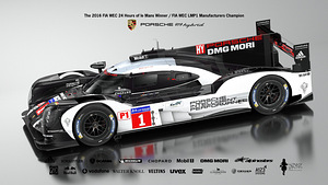 Porsche hybrid LeMans 2016. 1:18 automudel (4 foto / 5)