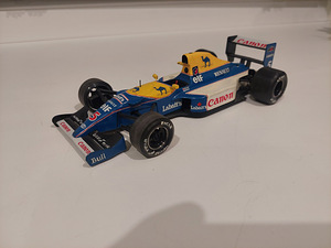 Williams F1 Võitja 1992. Nigel Mansell. 1:22 mudelauto
