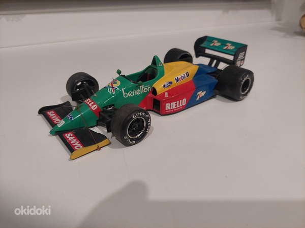 Benetton F1 1989. Nelson Piquet. 1:22 mudelauto (foto #1)