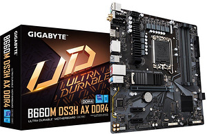 Emaplaat 12/13/14 gen intel prosele: Gigabyte B660M DS3H AX (1 foto / 2)