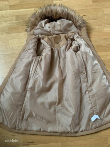 Теплое в/о пальто с подкладкой Zara р 152 (фото #3)