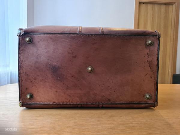 Suur vintage nahast kott (genuine leather) (foto #6)