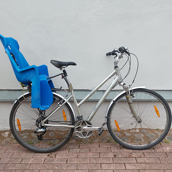 Schwinn Voyageur GS naiste hübriidratas + lastetool