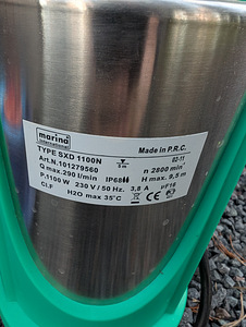 Sukelpump Marina SXD 1100N (3 foto / 5)
