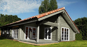 Palkmaja, puitmaja, elumaja, saun "Luise114" log house