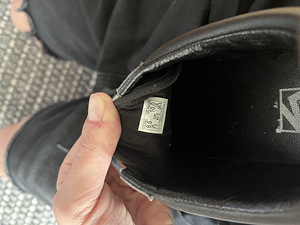 Vans Old Skool Black/White – Leather Edition (4 foto / 4)