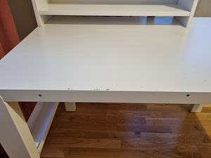 Письменный стол ikea Pahl с полочным модулем, 96x58 см, белый (5 фото из 5)