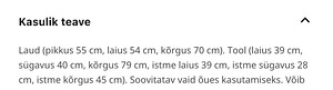 Aiatool ja laud, Ikea Tärnö (2 foto / 2)