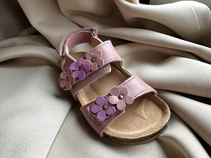 Wheat Sandal Cork Open Toe Clare Flowers OLD ROSE (1 foto / 5)
