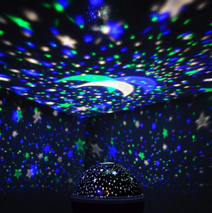 Öölamp-projektor Star master USB / 3xAA (2 foto / 3)