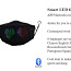 LED маска, программируемая маска для лица USB зарядкой (фото #3)