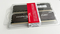 Kingston HyperX Fury Black, DDR4, 16 GB, 2666 MHz