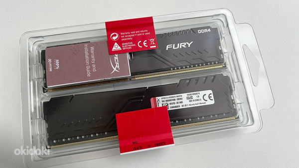 Kingston HyperX Fury Black, DDR4, 16 ГБ, 2666 МГц (фото #3)
