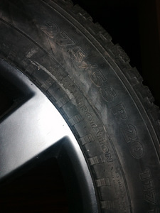Диски ford 20" + шины Nokian Hakkapeliitta 275/55/20 (5 фото из 5)