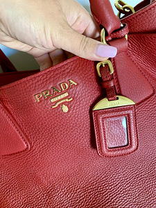 PRADA originaal, täisnahast väga mahukas Tote bag. (2 foto / 7)