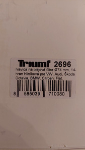 Õlifiltri võti 74mm x 14 kant. (3 foto / 4)