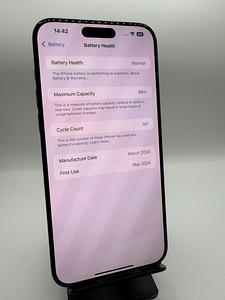 iPhone 15 Pro max Blue 512GB Aku 99% Garantii Kriimuvaba (5 foto / 10)