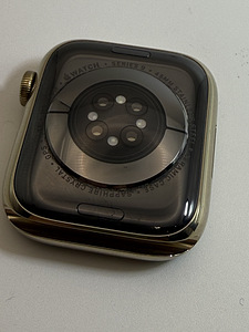 Apple watch 9 Stainless steel, 45mm, Gps +Lte Gold, Bh98% (5 foto / 9)