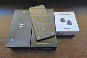 Samsung Galaxy S21+ 5G 256 GB + Buds 2(uus) (1 foto / 2)