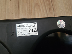 Beurer digitaalne kaal (3 foto / 3)