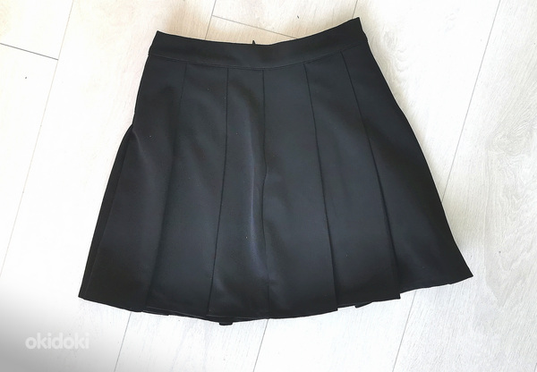 Черная мини-юбка размер xs (фото #1)