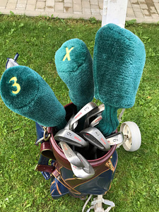 Golfivarustus Wilson made in USA + käru (1 foto / 3)