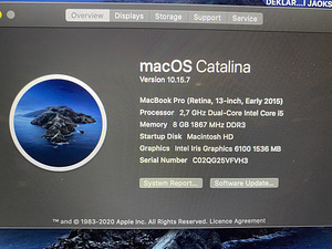 Macbook Pro 2015 (1 foto / 3)