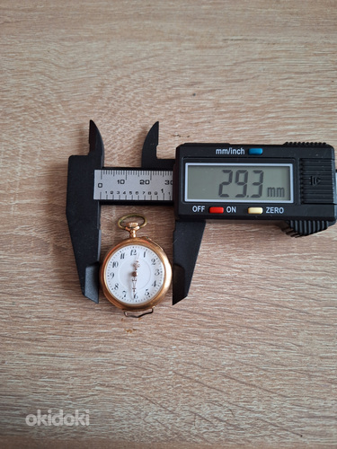 Kullast kaela kell mis on tehtud käekellale. Proov 585 (foto #2)