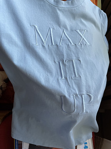 Футболка MAX & CO s.L / XL голубая!