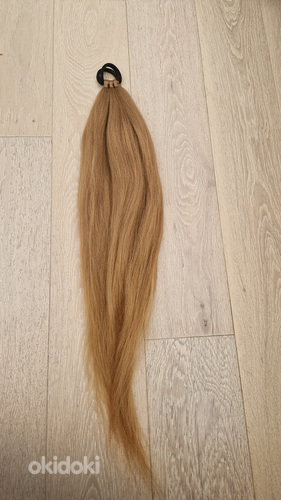 Наращивание волос с помощью резинки (фото #2)
